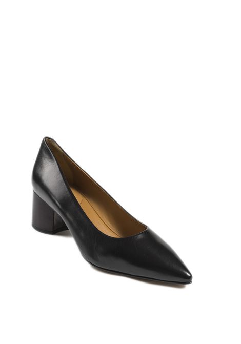 Black 301 leather pump FRANCO RUSSO | 3901NAPPA-NERO